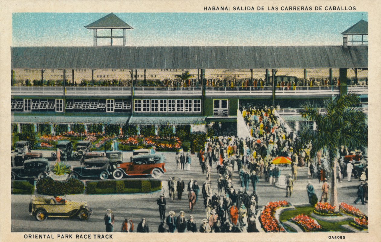 Havana: Partida De Corridas De Cavalos. Pista de corrida Oriental Park, c1910 de Unbekannt