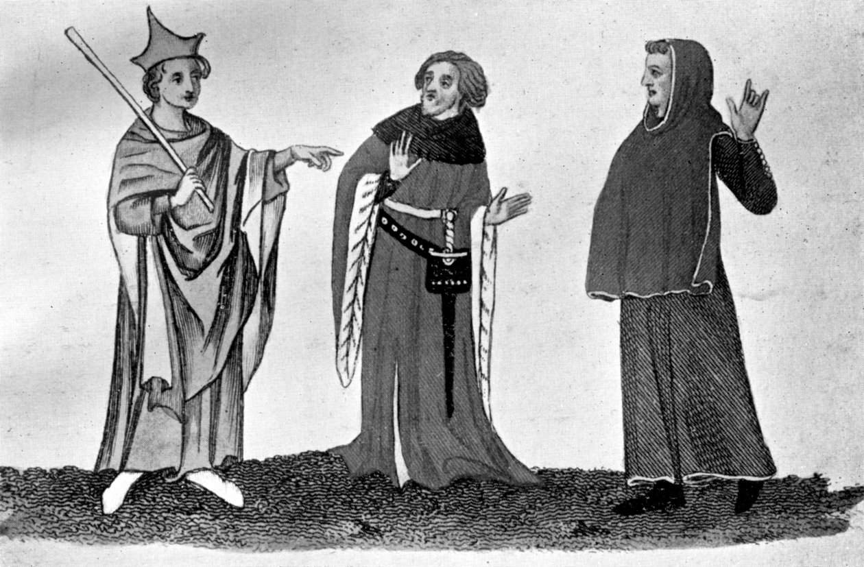 Hábitos dos oficiais da lei, séculos XIV-XV, 1910 de Unbekannt