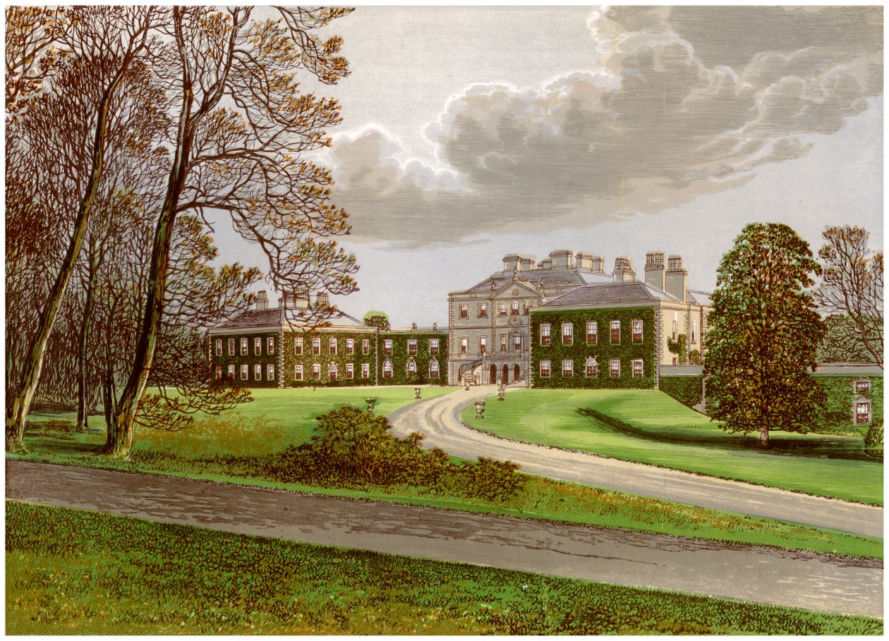 Haddo House, Aberdeenshire, casa do conde de Aberdeen, c1880 de Unbekannt