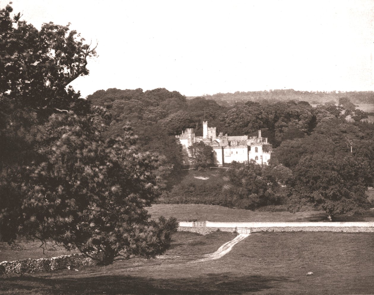 Haddon Hall, perto de Bakewell, Derbyshire, 1894. de Unbekannt