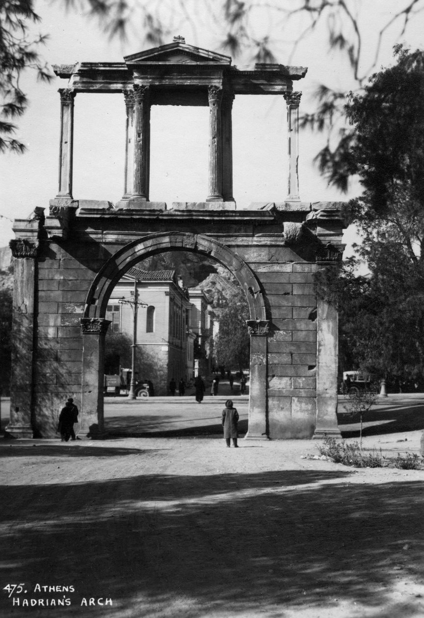 Arco de Adriano, Atenas, Grécia, c1920s-c1930s de Unbekannt