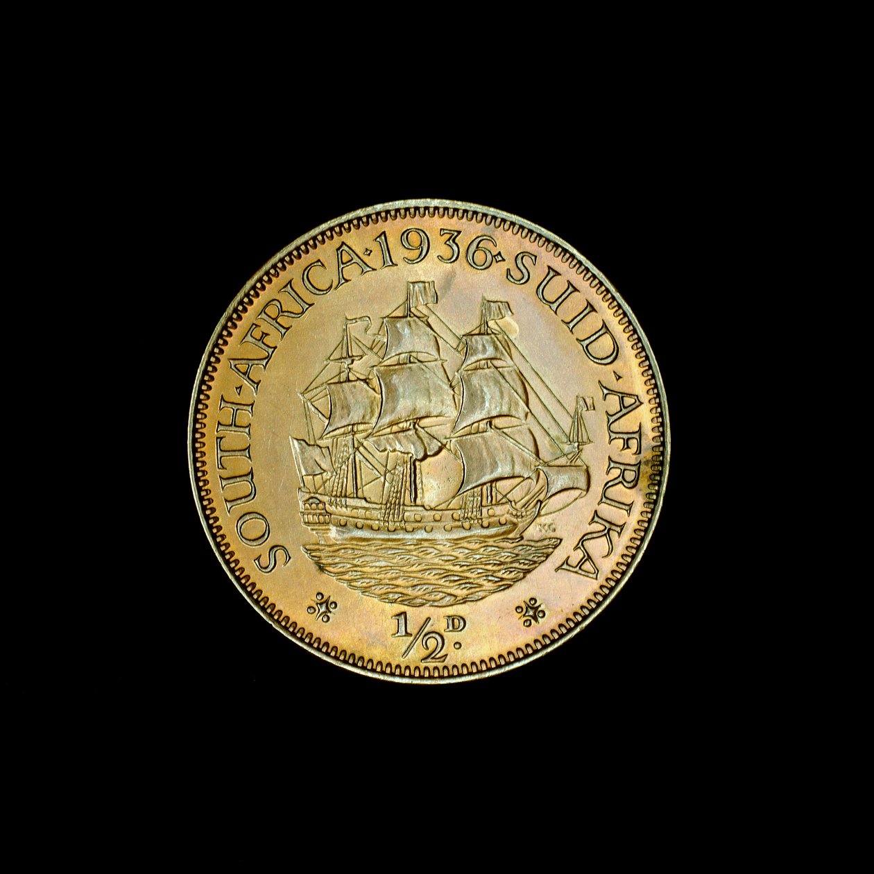 Half-Penny Coin, África do Sul de Unbekannt