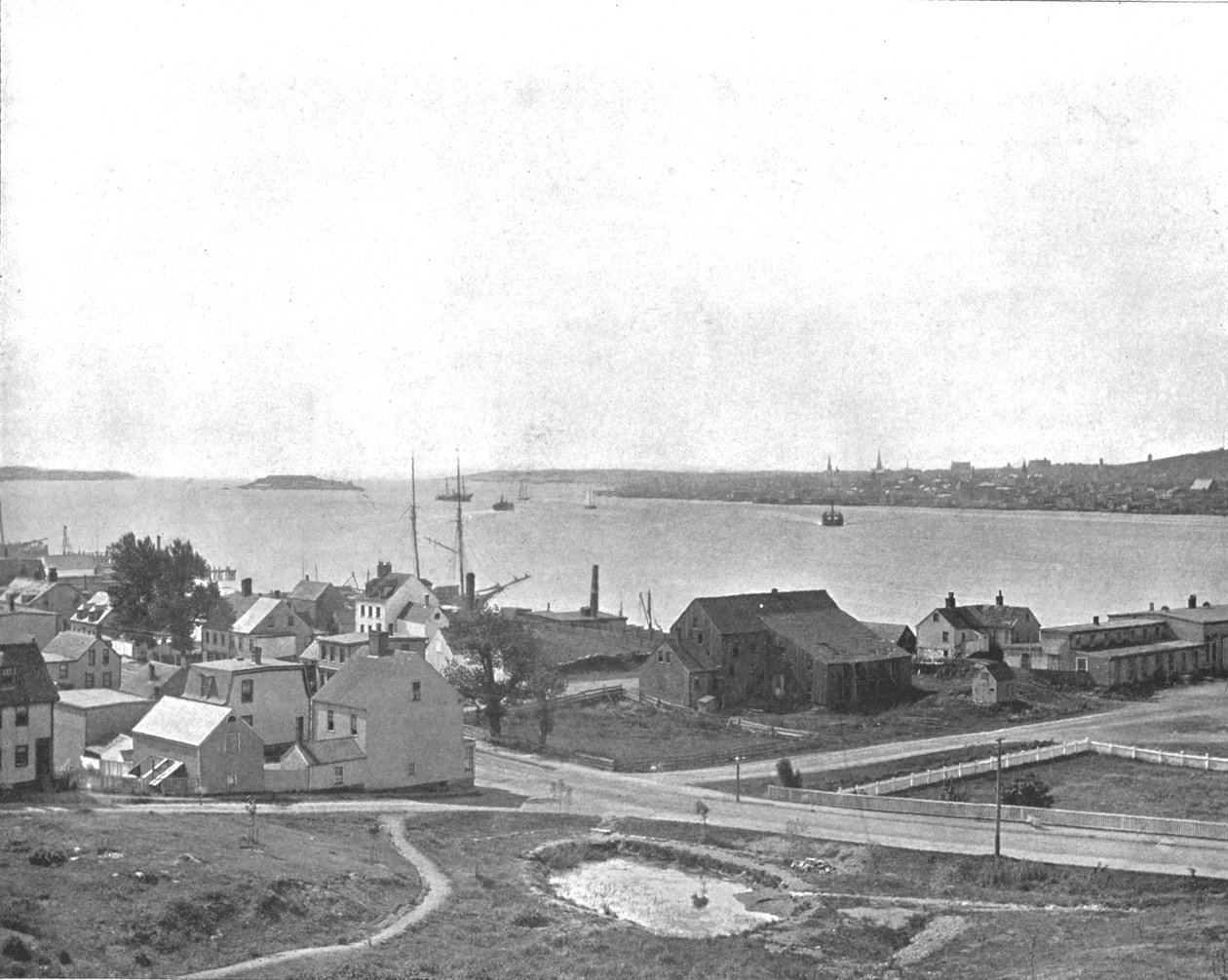 Porto de Halifax, Nova Escócia, de Dartmouth, Canadá, c1900. de Unbekannt