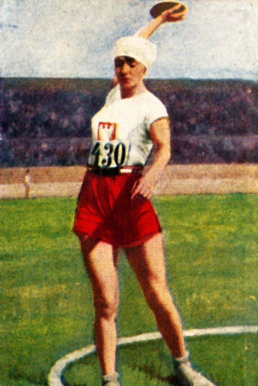 Halina Konopacka, da Polônia, lançadora de discos campeã mundial, 1928. de Unbekannt