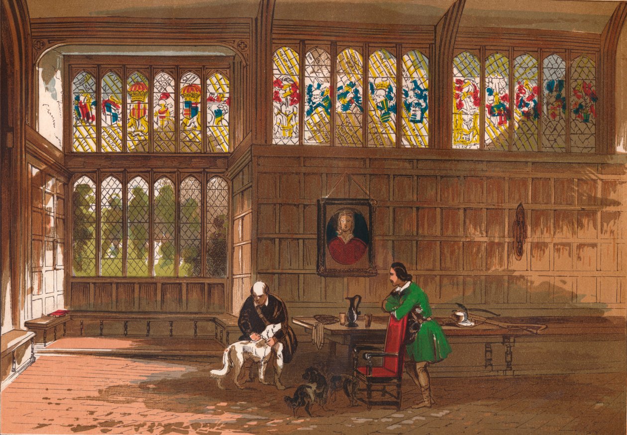 Salão em Ockwells, Berkshire, 1845 de Unbekannt