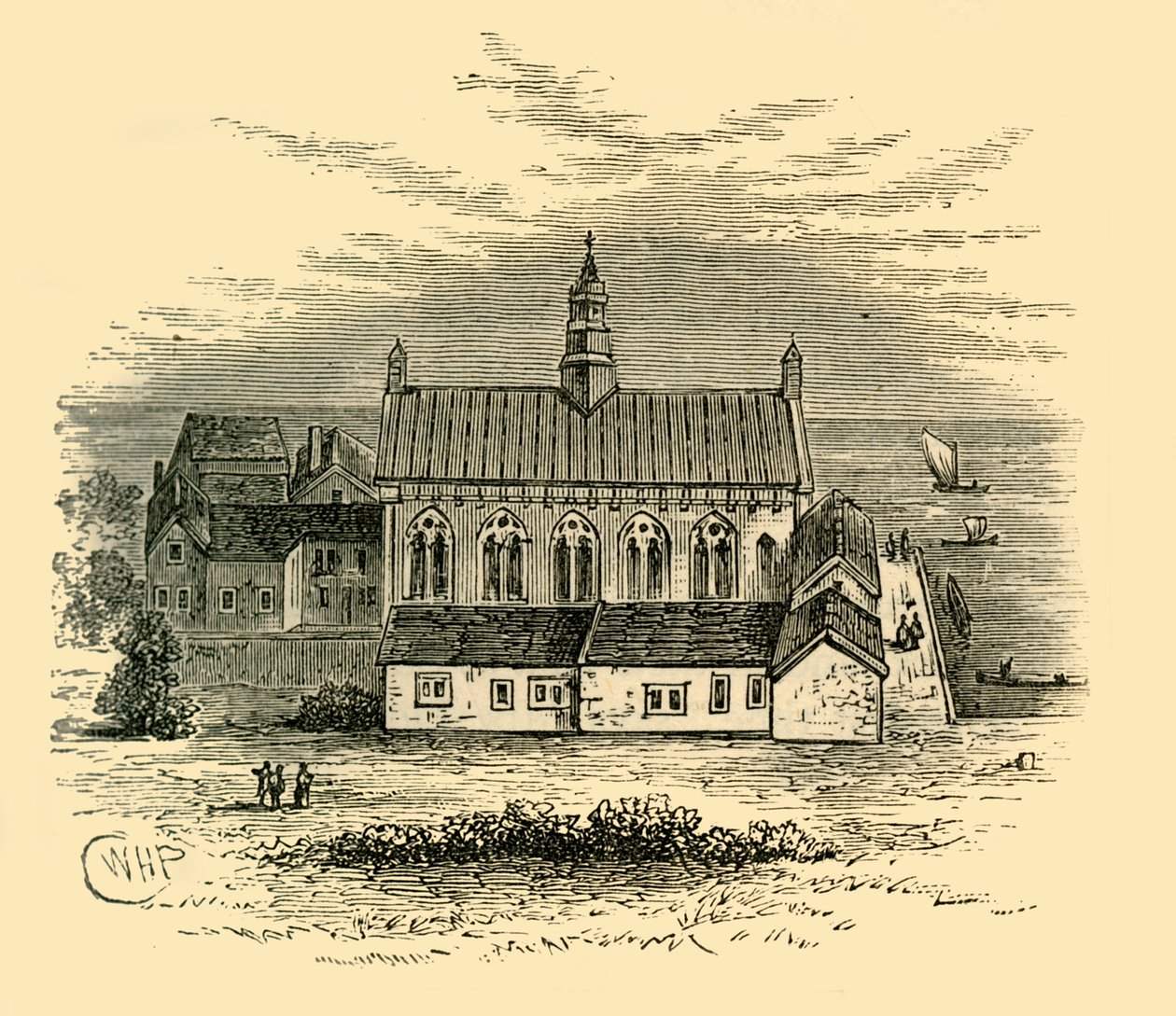 Salão da casa de Winchester, c1878. de Unbekannt