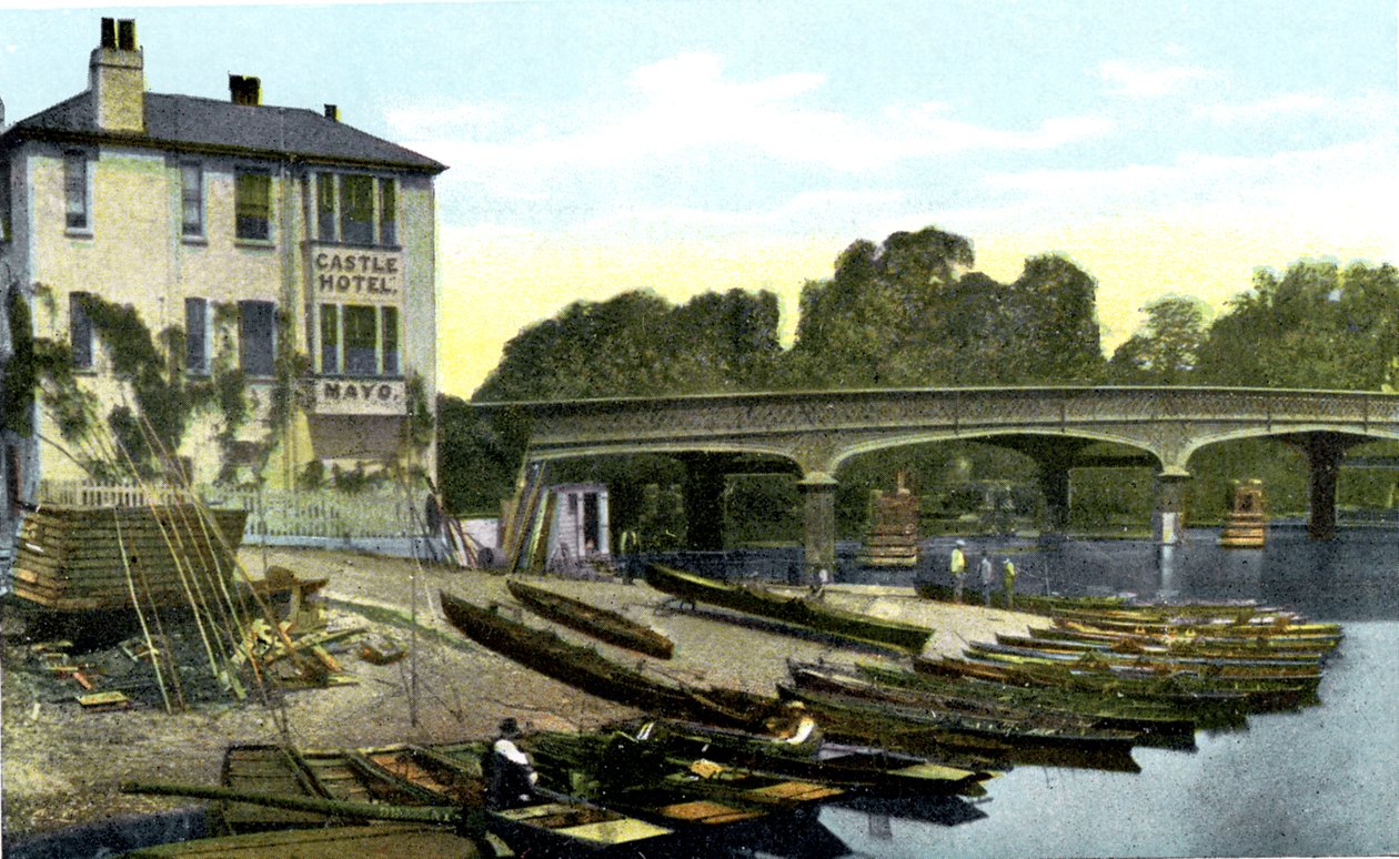Ponte de Hampton Court, Londres, século 20 de Unbekannt