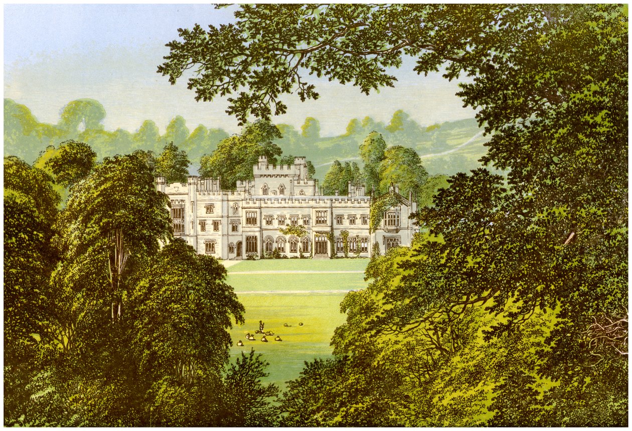 Hampton Court, Herefordshire, casa da família Arkwright, c1880 de Unbekannt