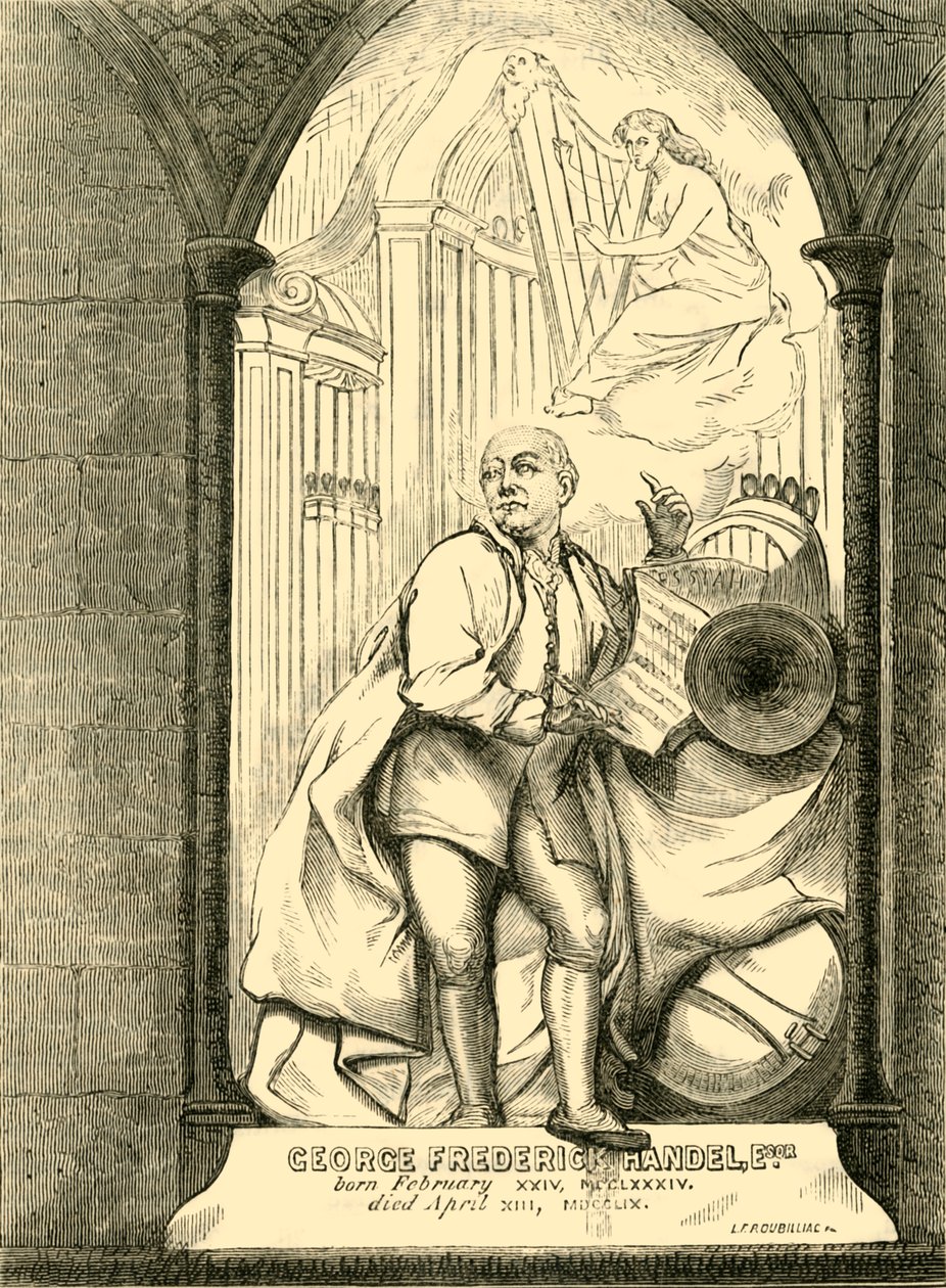 Monumento de Handels, 1881. de Unbekannt