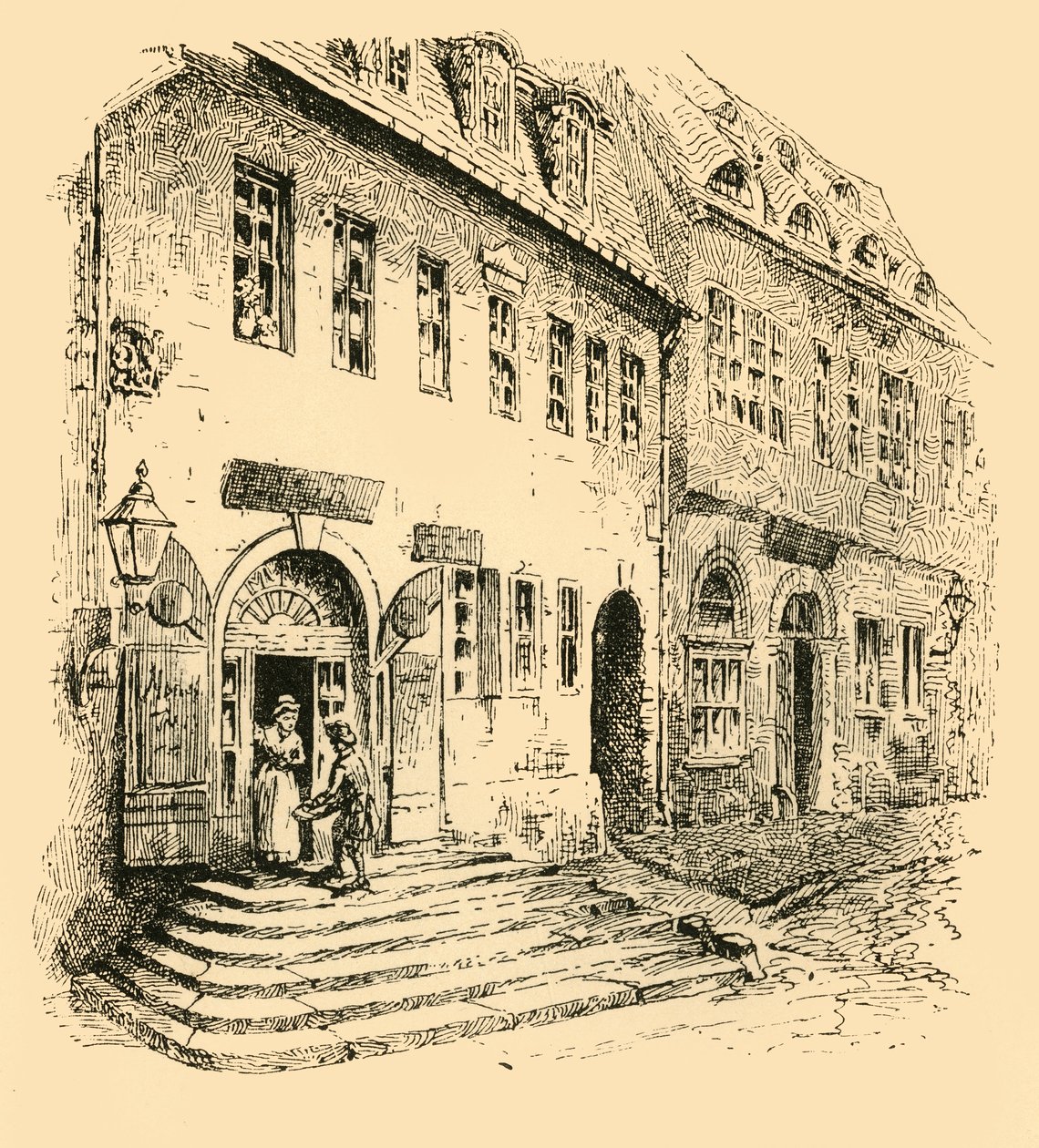 Local de nascimento de Handels, Halle, Saxônia, 1907. de Unbekannt