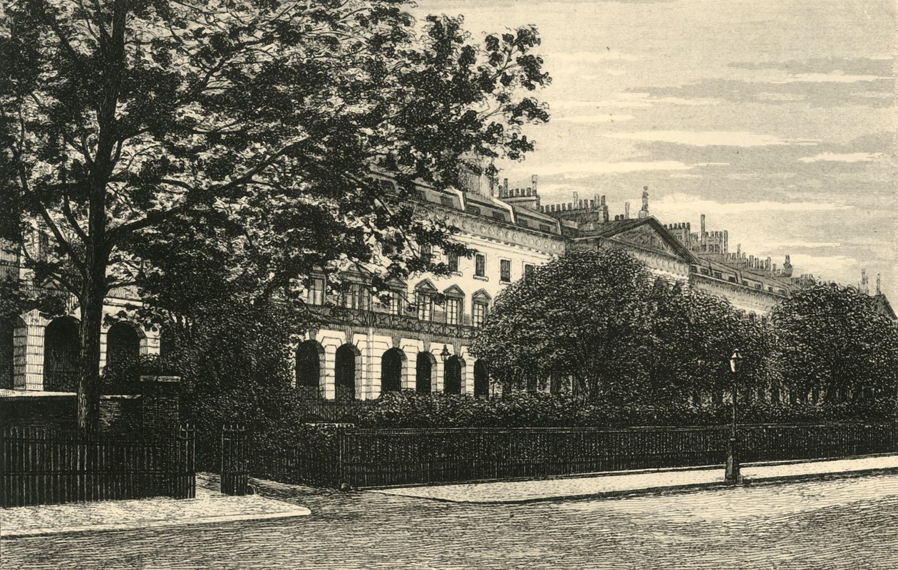 Terraço de Hanover, Regents Park, c1876. de Unbekannt