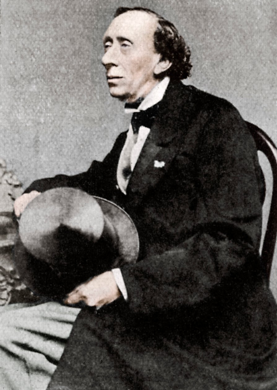 Hans Christian Andersen, autor e poeta dinamarquês, meados do século XIX de Unbekannt