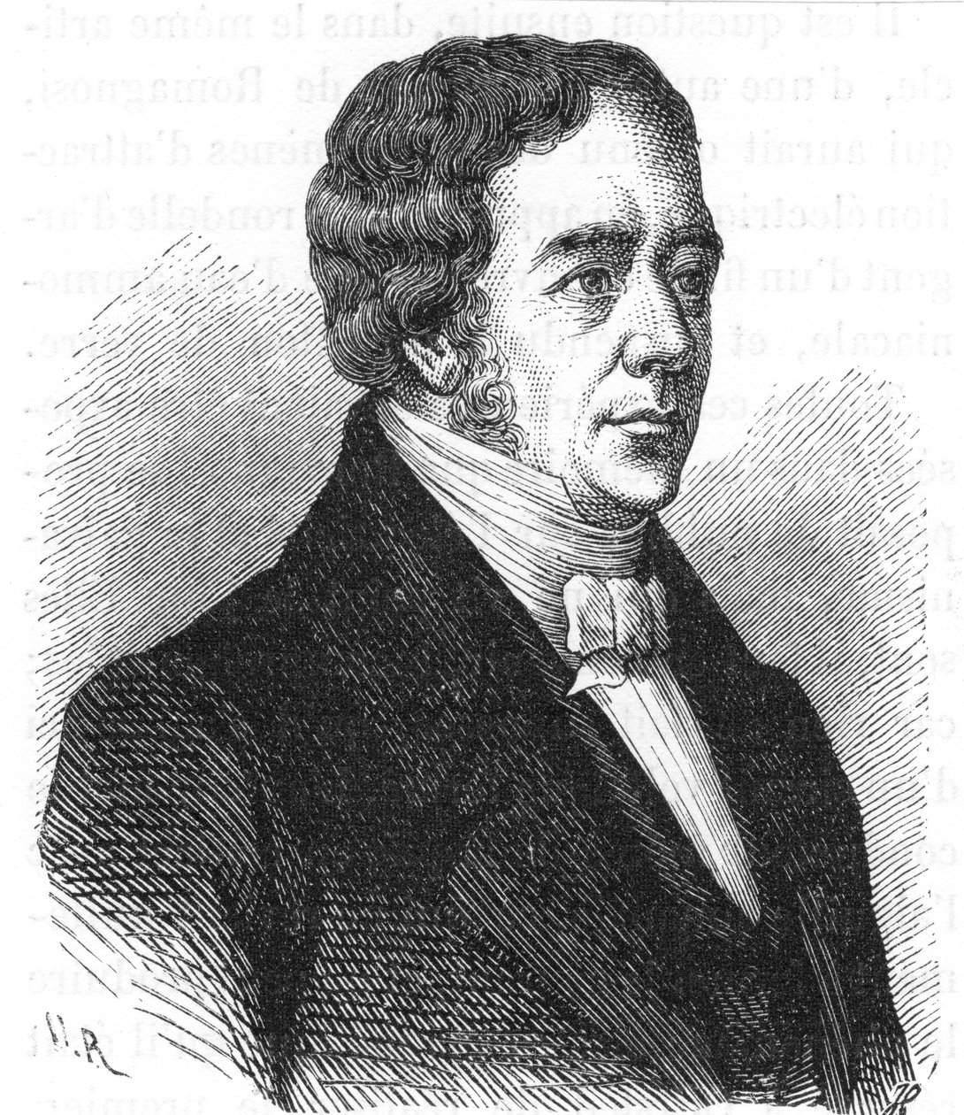 Hans Christian Oersted, físico dinamarquês, [c1870] de Unbekannt