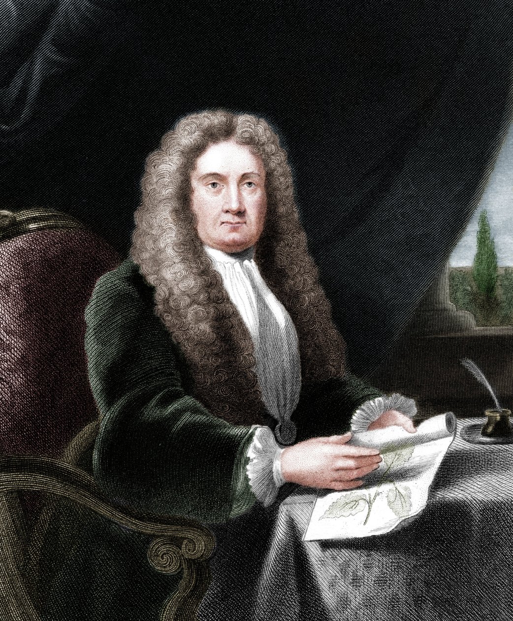 Hans Sloane, médico e naturalista inglês de Unbekannt