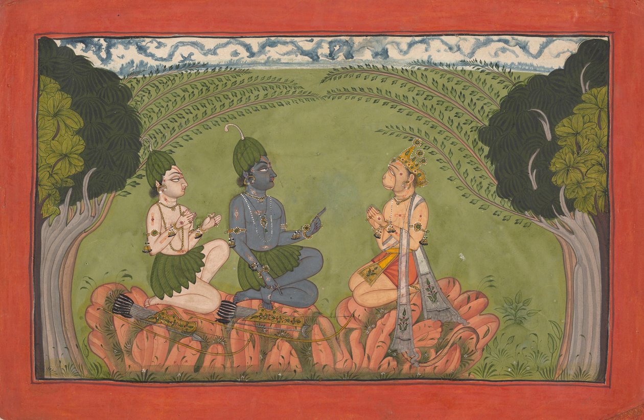 Hanuman antes de Rama e Lakshmana... a série dispersa 