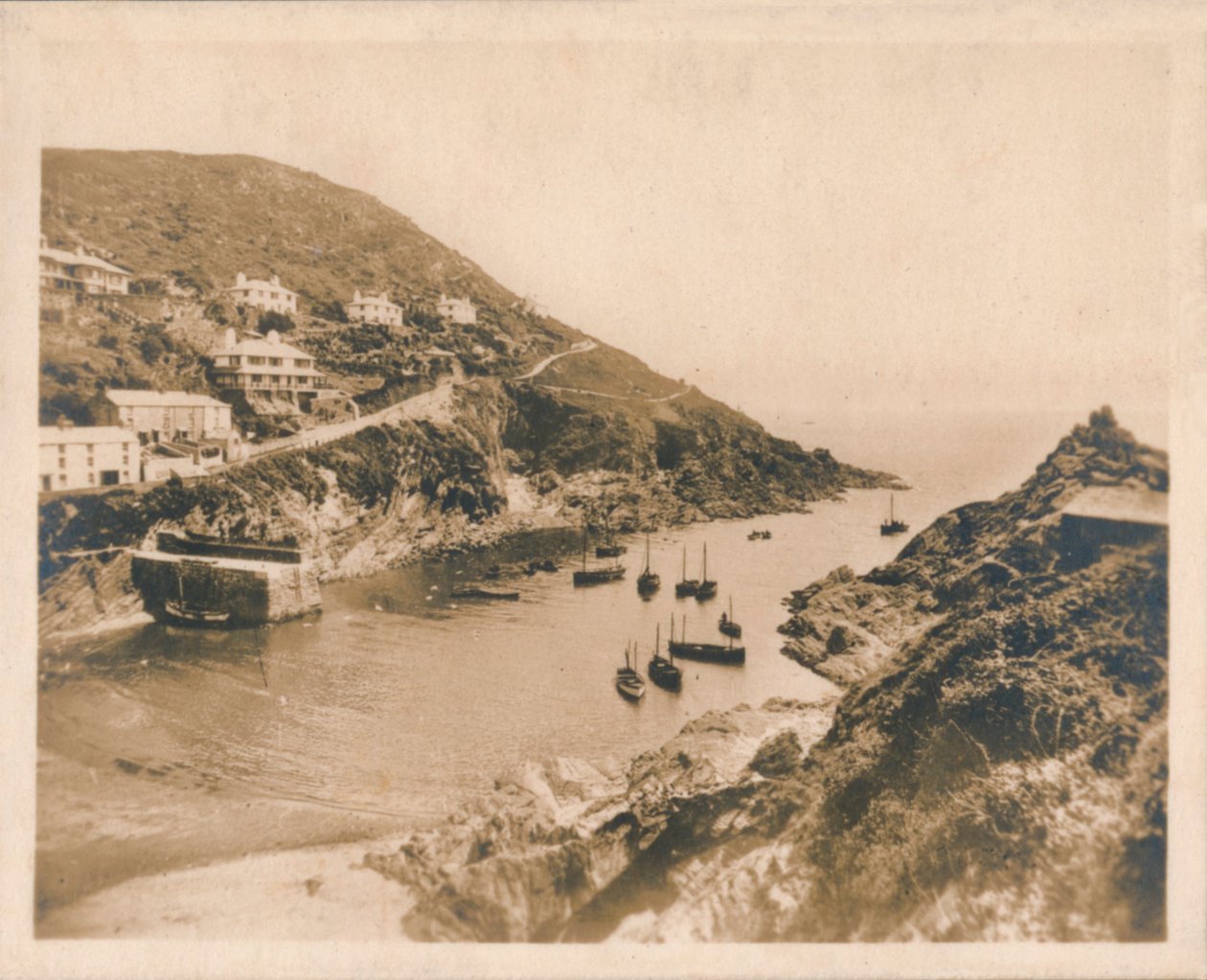Boca do Porto - Polperro, 1927 de Unbekannt