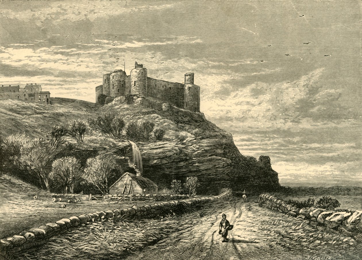 Castelo de Harlech, 1898. de Unbekannt