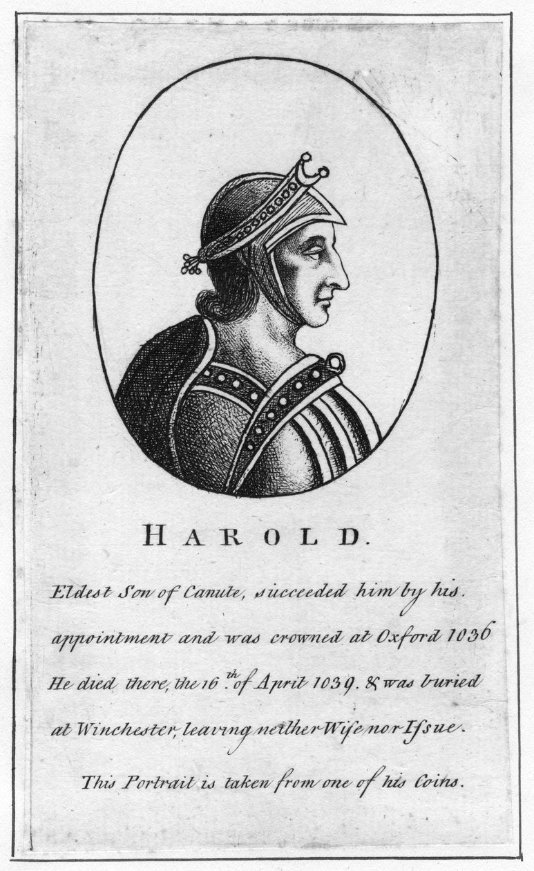 Harold Harefoot, c1015-1040 de Unbekannt