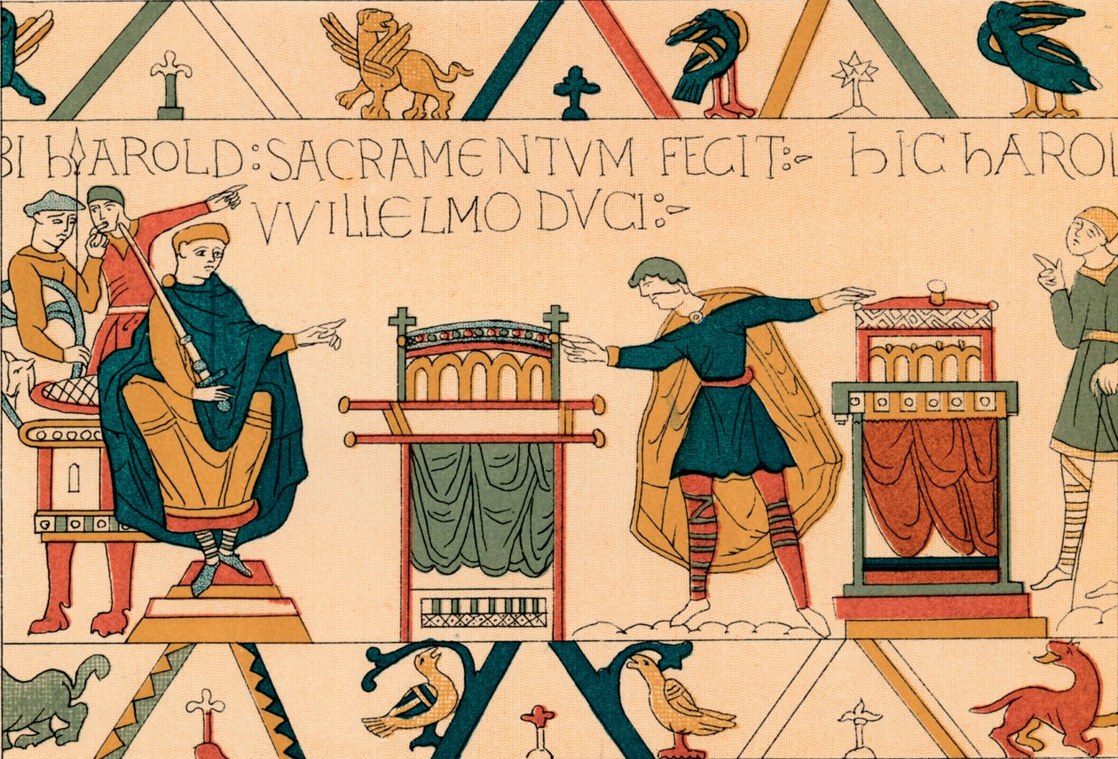 Harolds Juramento de Fidelidade a Guilherme da Normandia, século XIX. de Unbekannt