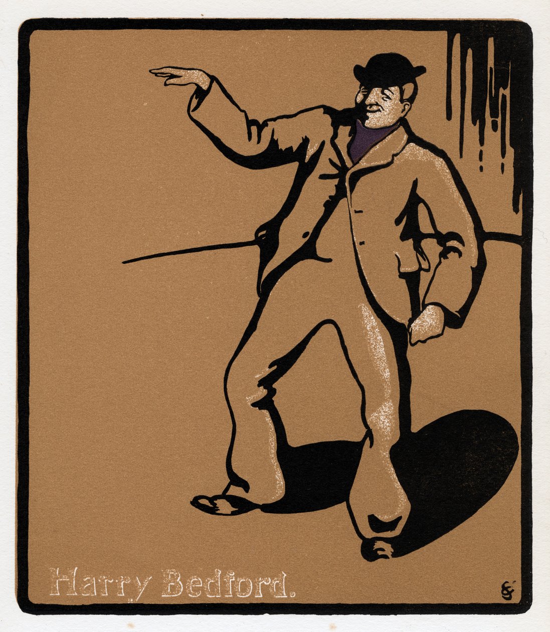 Harry Bedford, artista de teatro, final do século XIX de Unbekannt