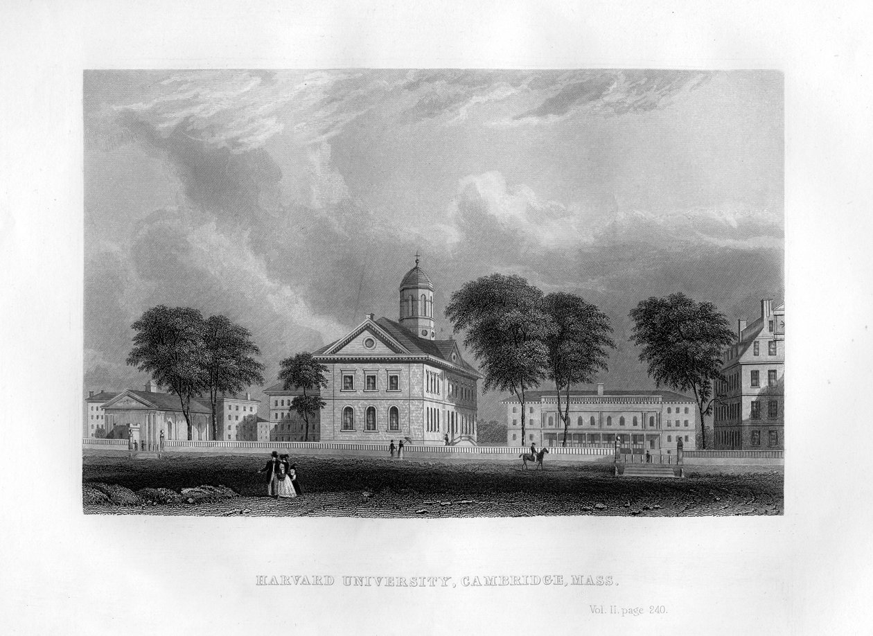 Universidade de Harvard, Cambridge, Massachusetts, 1855 de Unbekannt