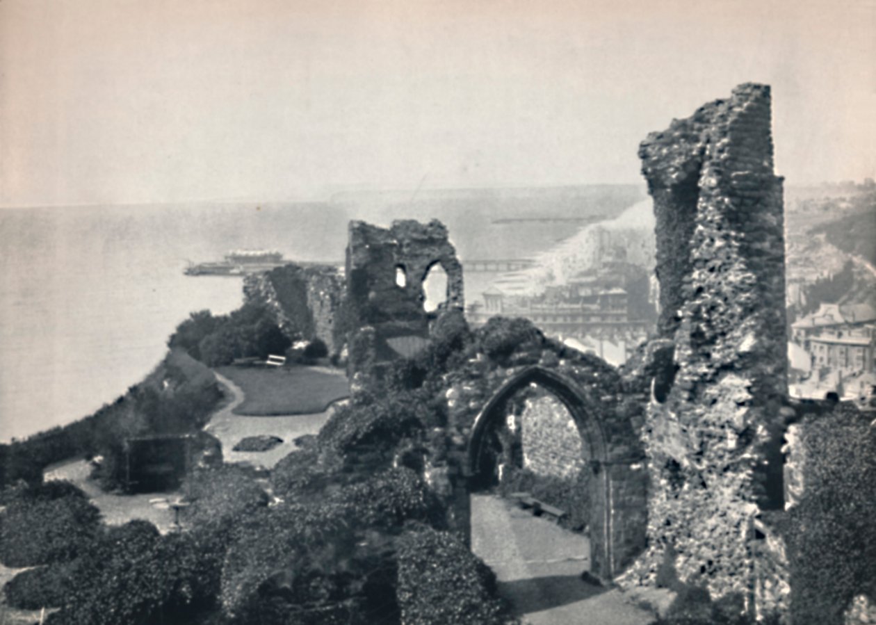 Hastings - o castelo, 1895 de Unbekannt