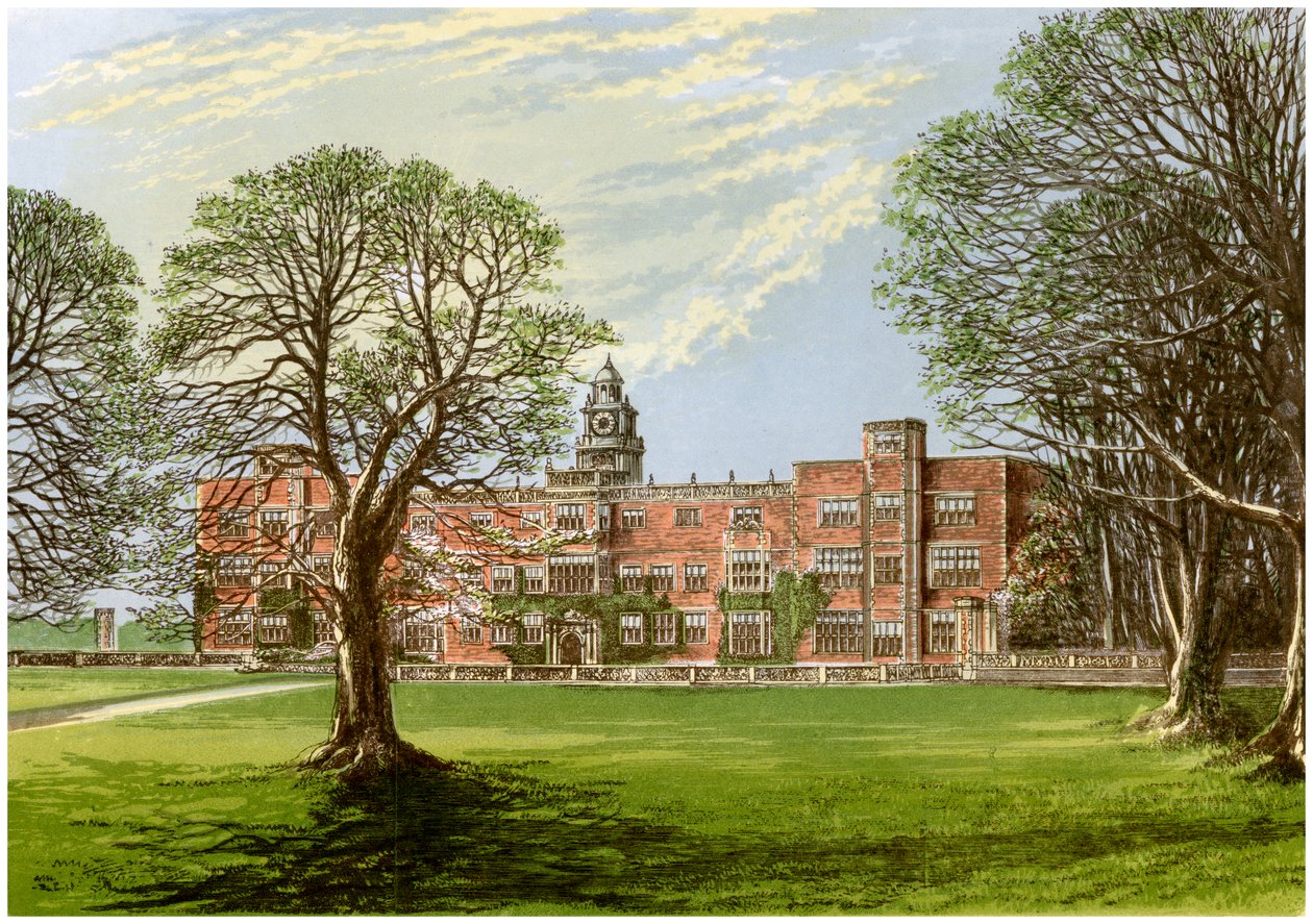 Hatfield House, Hertfordshire, casa do Marquês de Salisbury, 1880 de Unbekannt