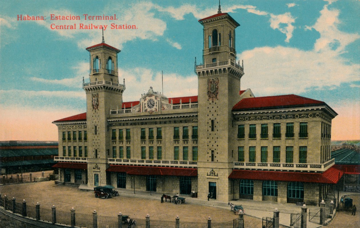 Estação Ferroviária Central de Havana, Cuba, c1912 de Unbekannt