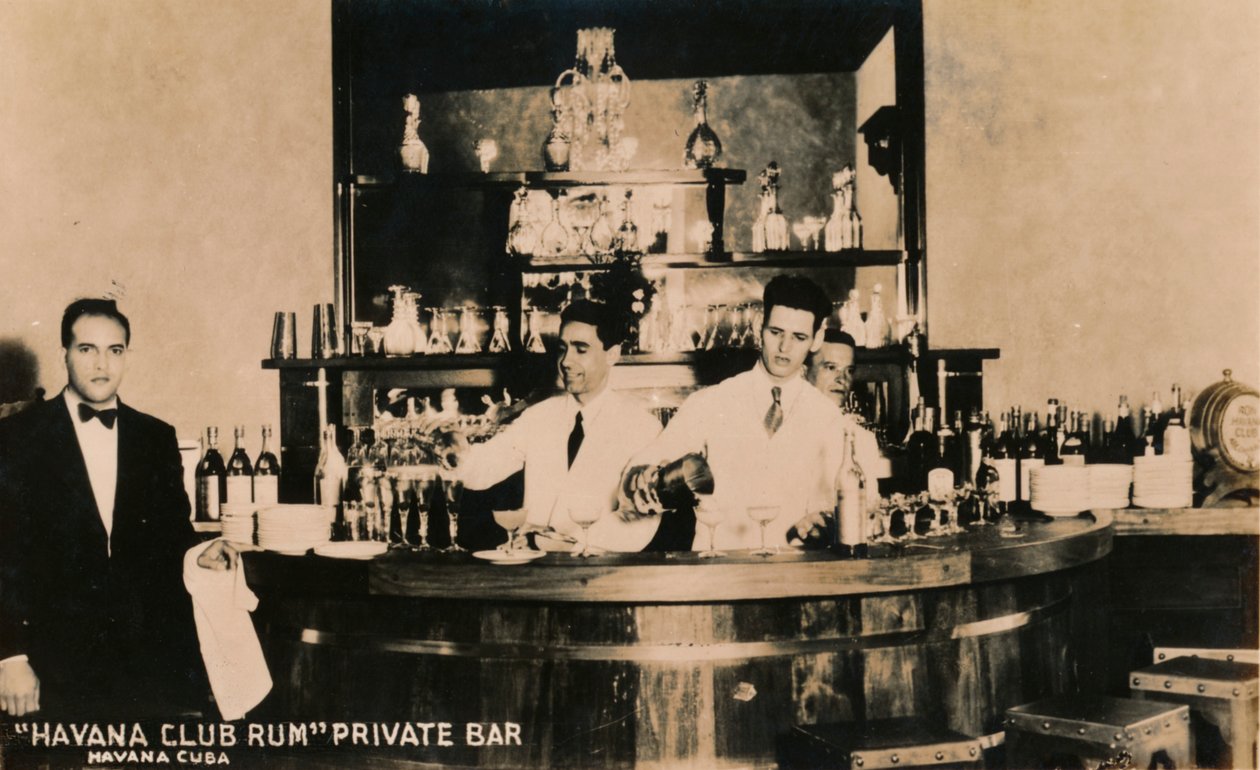Rum Havana Club, bar particular, Havana, Cuba, c1900s de Unbekannt