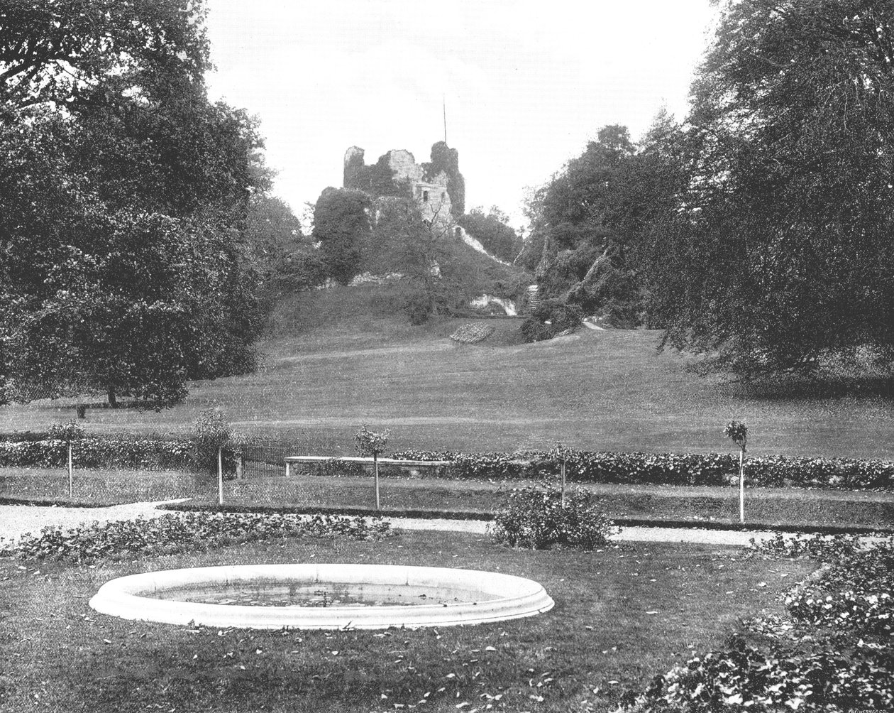 Castelo de Hawarden, Flintshire, país de Gales, 1894. de Unbekannt