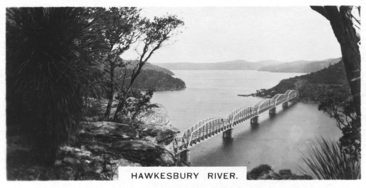 Rio Hawkesbury, Austrália, 1928 de Unbekannt