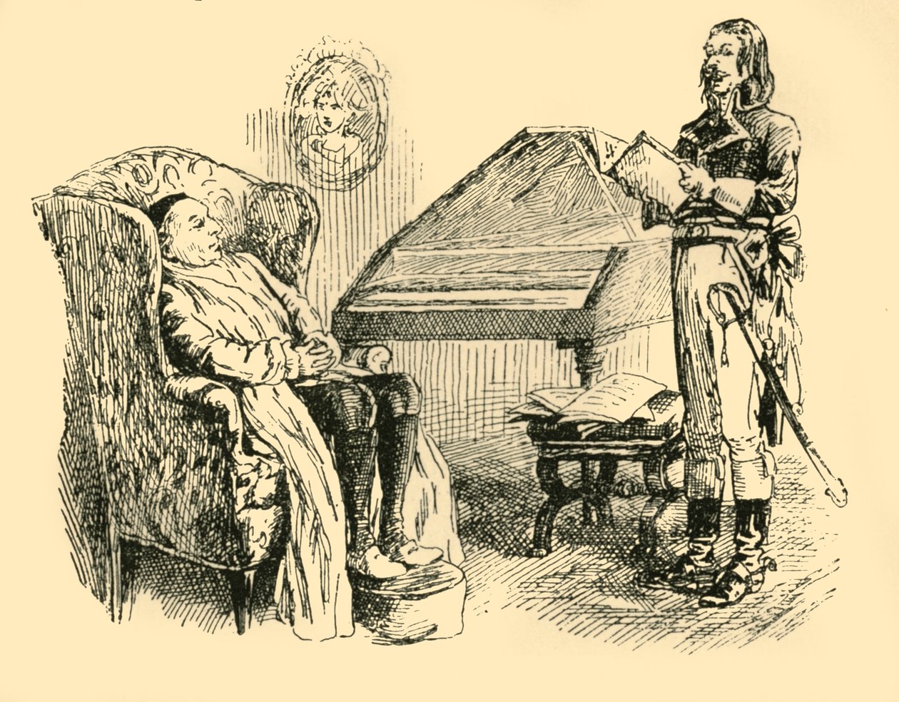 Os olhos de Haydns se encheram de lágrimas, 1907. de Unbekannt