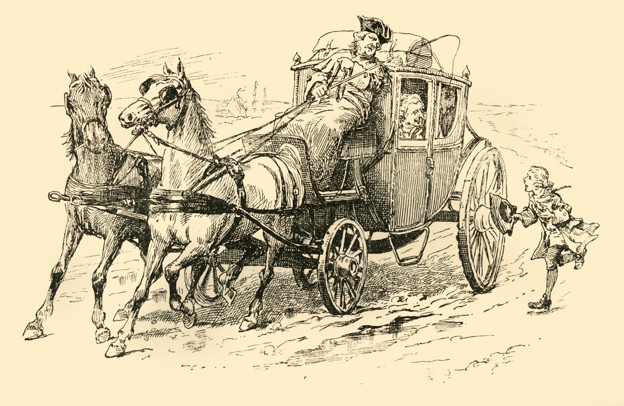 Ele chamou o cocheiro para parar em 1907. de Unbekannt