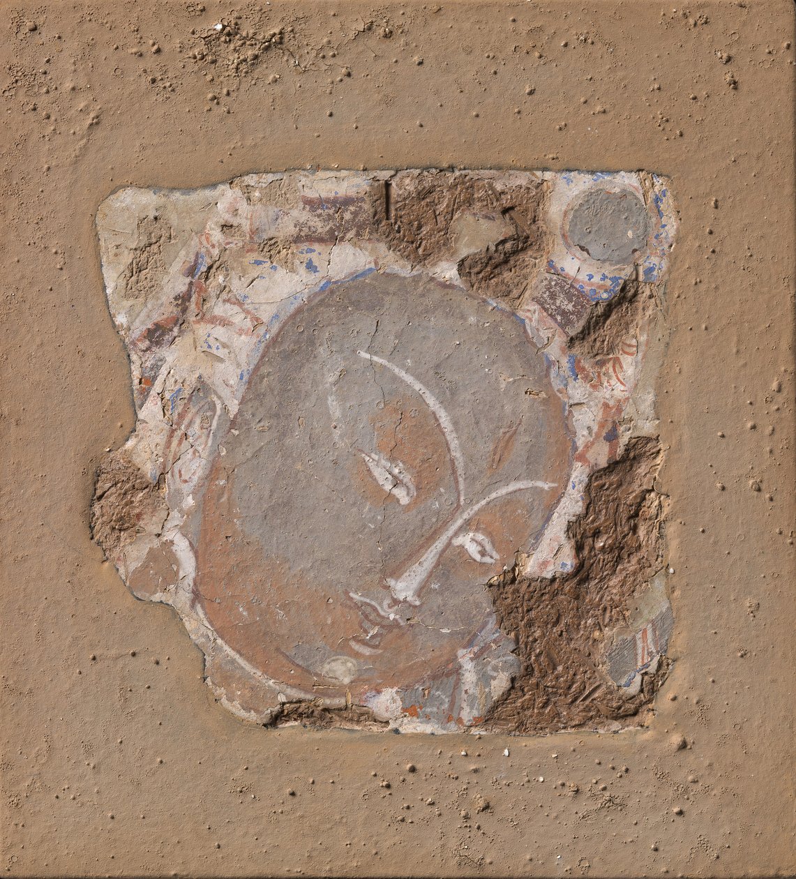 Chefe do Bodhisattva, c. 6º-7º século. de Unbekannt