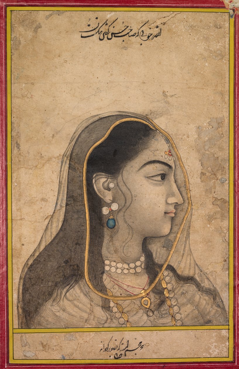 Cabeça de uma beleza, c. 1750 de Unbekannt