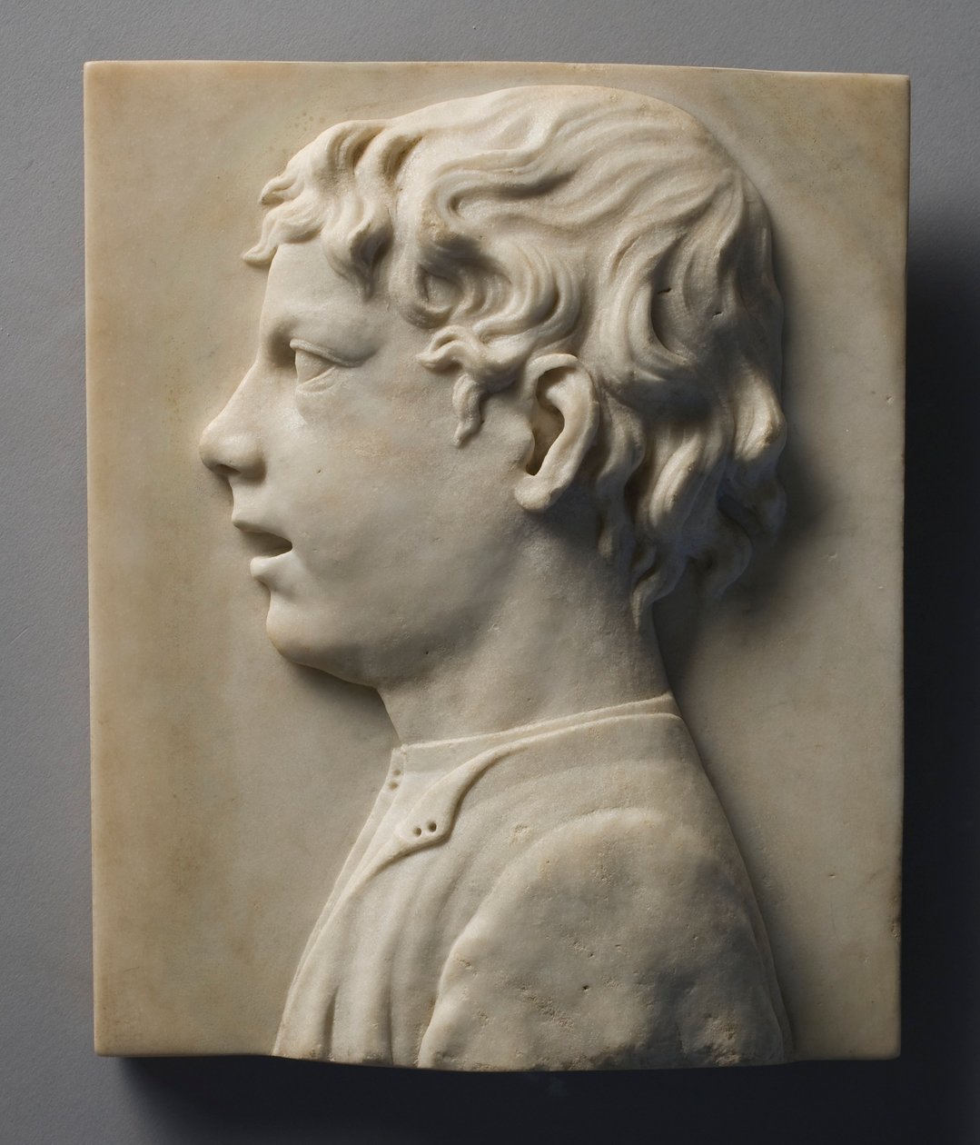 Cabeça de um menino, c. 1460 de Unbekannt