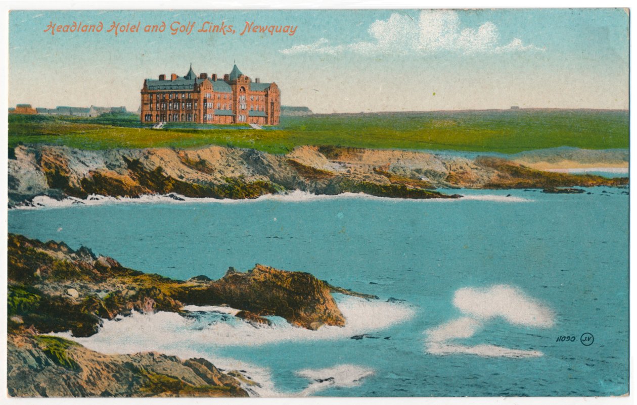 Hotel Headland e ligações de golfe, Newquay, c1910 de Unbekannt