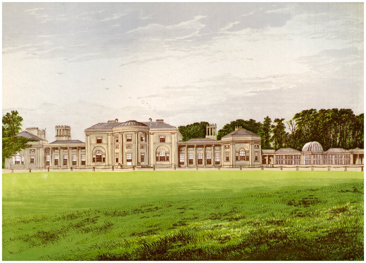 Heaton Park, Lancashire, casa do conde de Wilton, c1880 de Unbekannt
