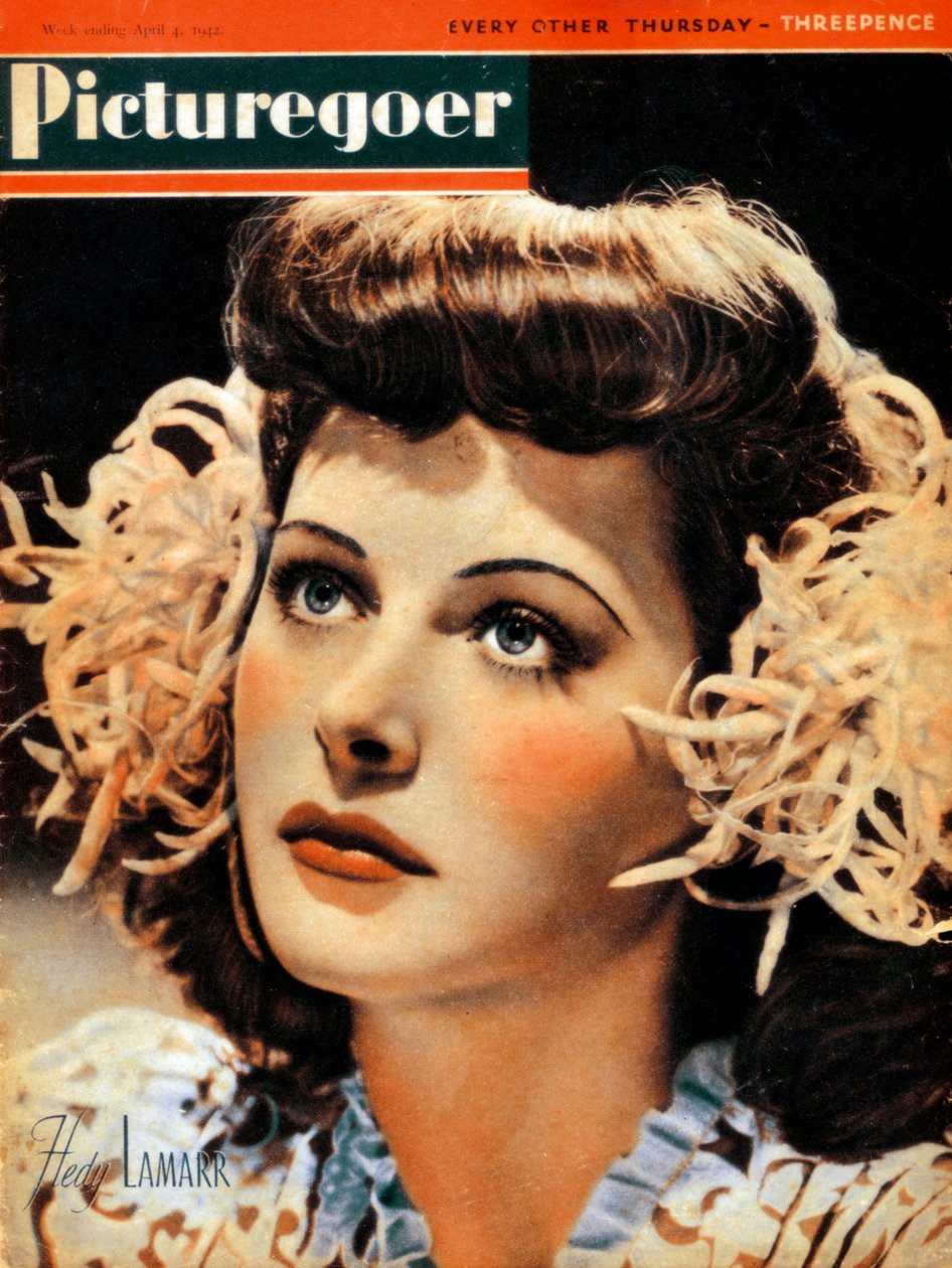 Hedy Lamarr 1914-2000, atriz americana nascida na Áustria, 1942 de Unbekannt