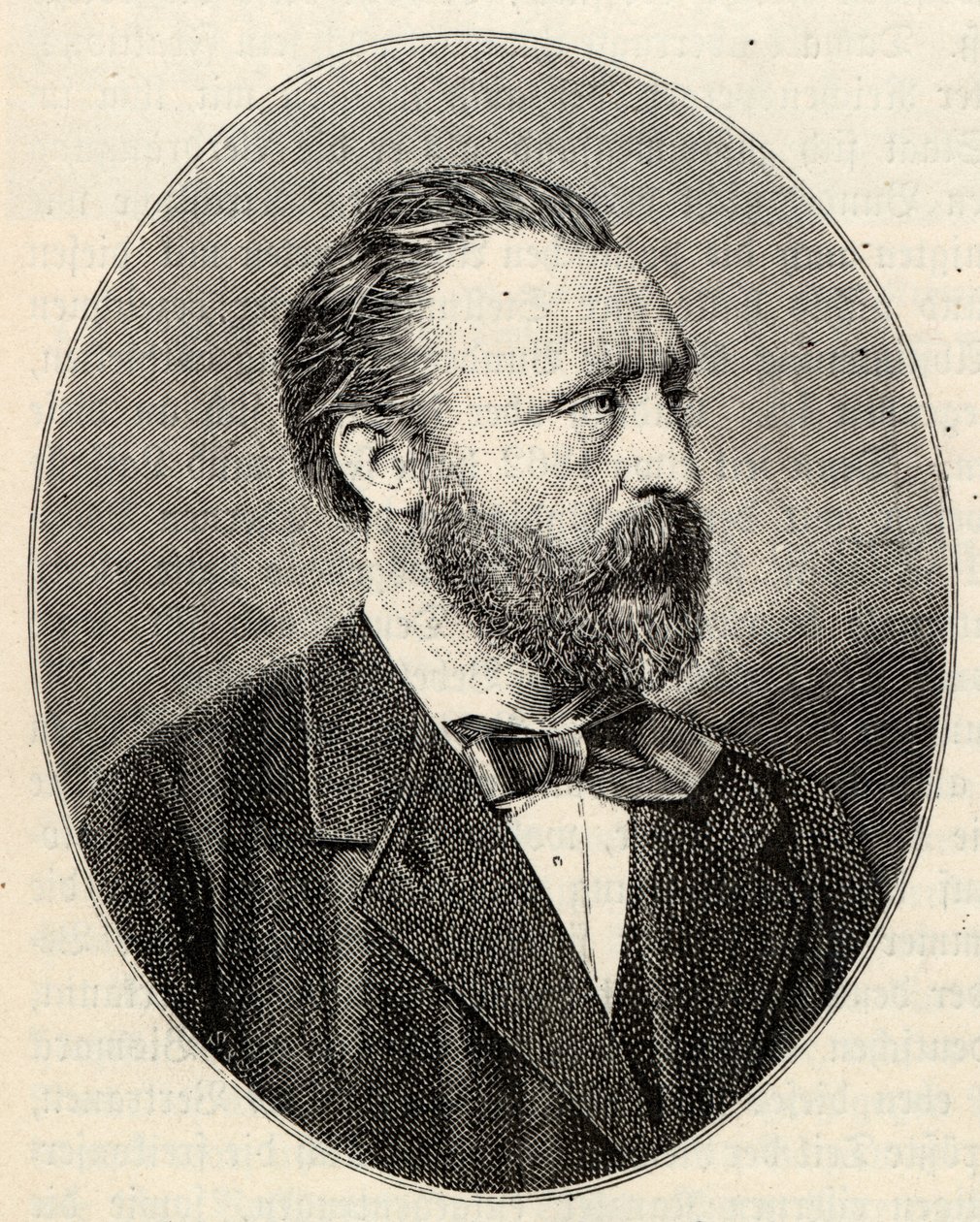 Heinrich von Stephan 1831-1897, diretor geral de correios. de Unbekannt