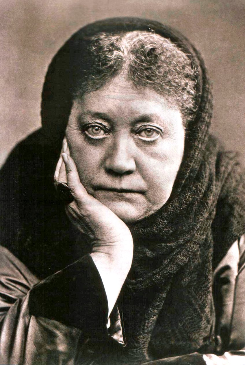 Helena Blavatsky, autora russa e fundadora da Teosofia, 1889 de Unbekannt