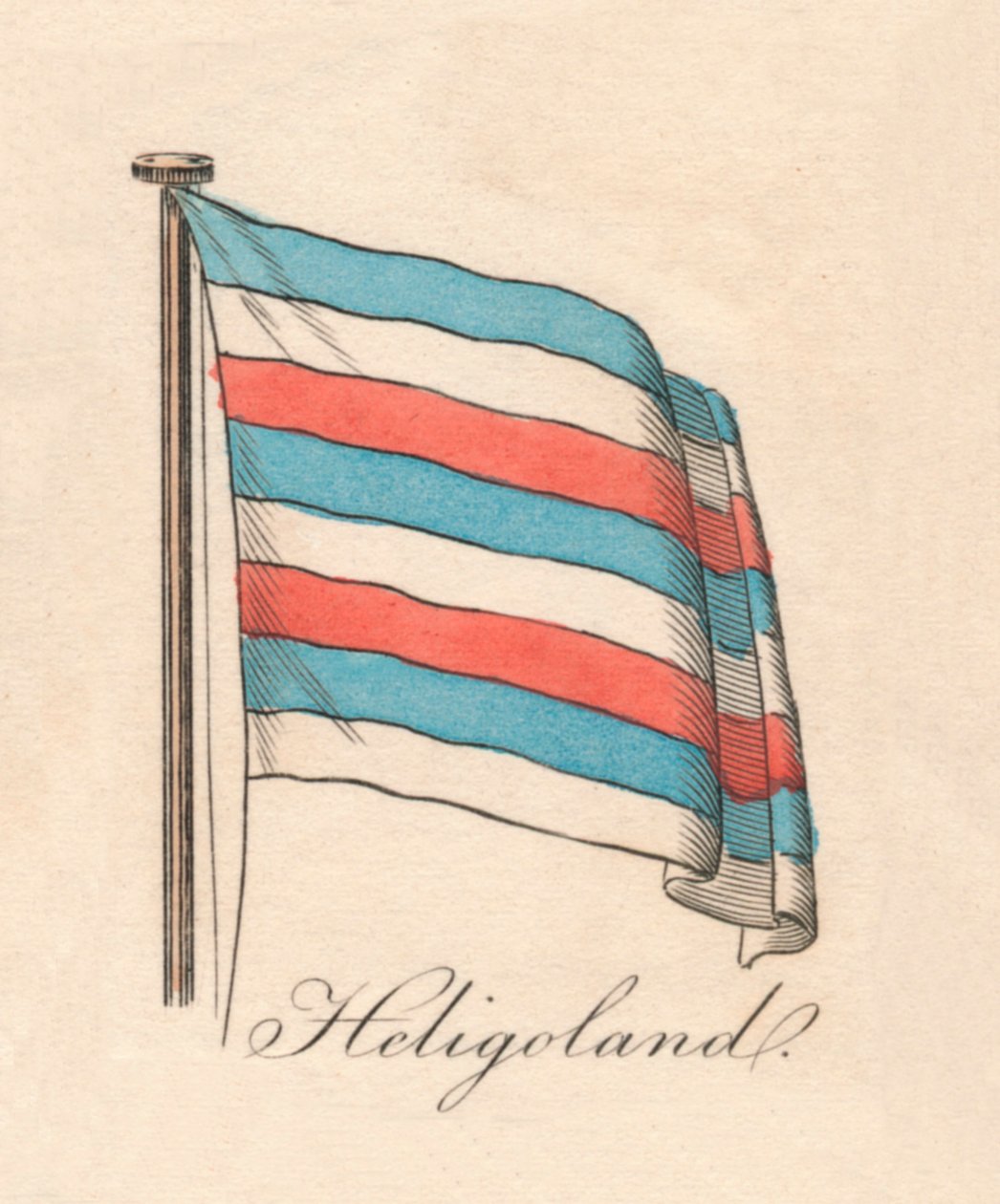 Heligoland, 1838 de Unbekannt