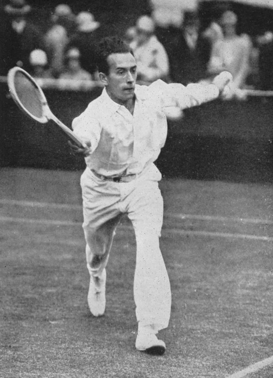 Henri Cochet, o jogador mais rápido do seu tempo, Wimbledon, 1927 de Unbekannt