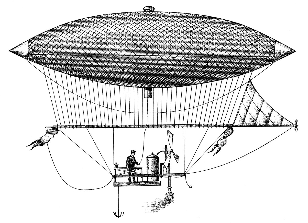 Dirigível dirigível de Henri Giffards de 1852, 1903 de Unbekannt