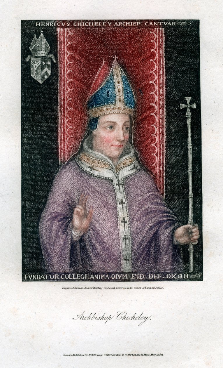 Henry Chicheley, Arcebispo de Cantuária, 1805 de Unbekannt
