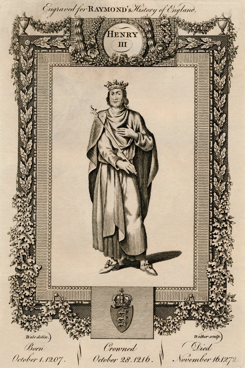 Henrique III, 1207-1272, c1787. de Unbekannt