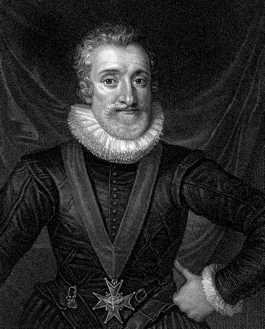 Henrique IV, primeiro rei Bourbon da França, c1830 de Unbekannt