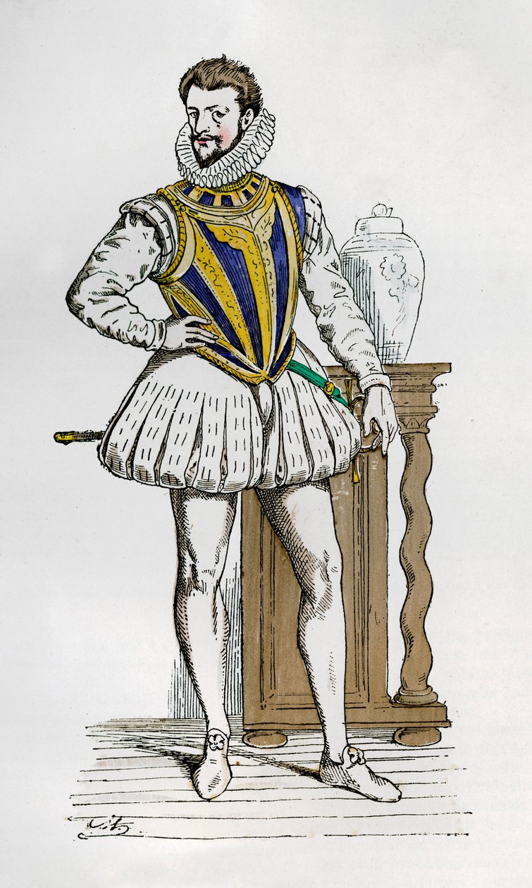 Henrique I, duque de Guise, soldado e político francês, século XVI 1882-1884 de Unbekannt