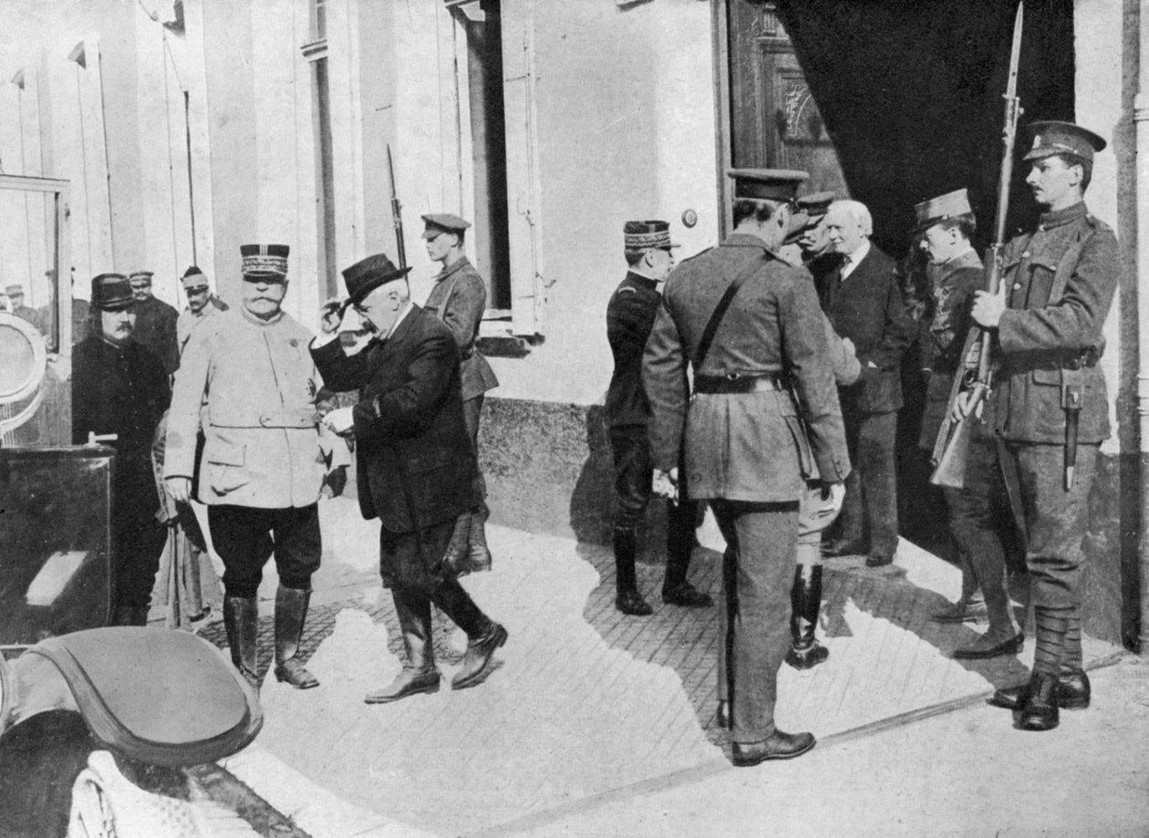 Herbert Asquith na frente, Primeira Guerra Mundial, 1914-1916, c1920 de Unbekannt