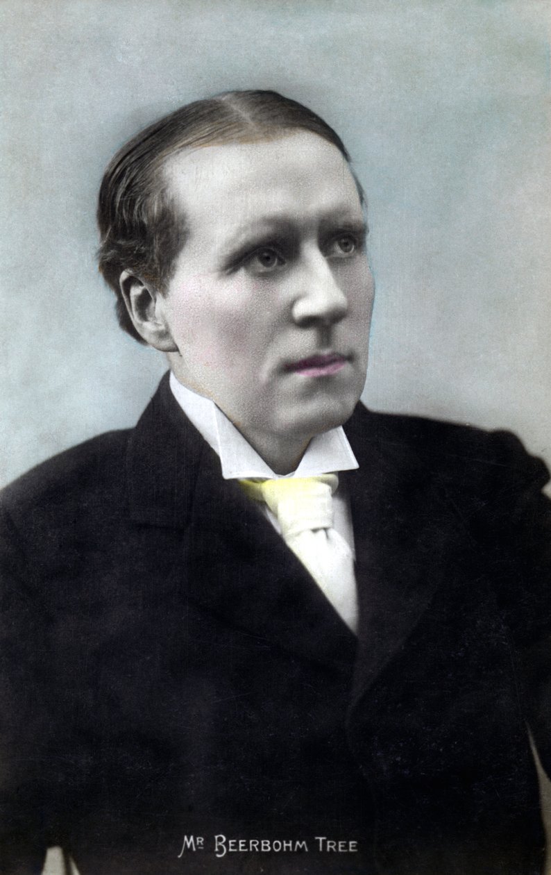 Herbert Beerbohm Tree 1852-1917, ator e gerente de teatro inglês, início do século XX de Unbekannt